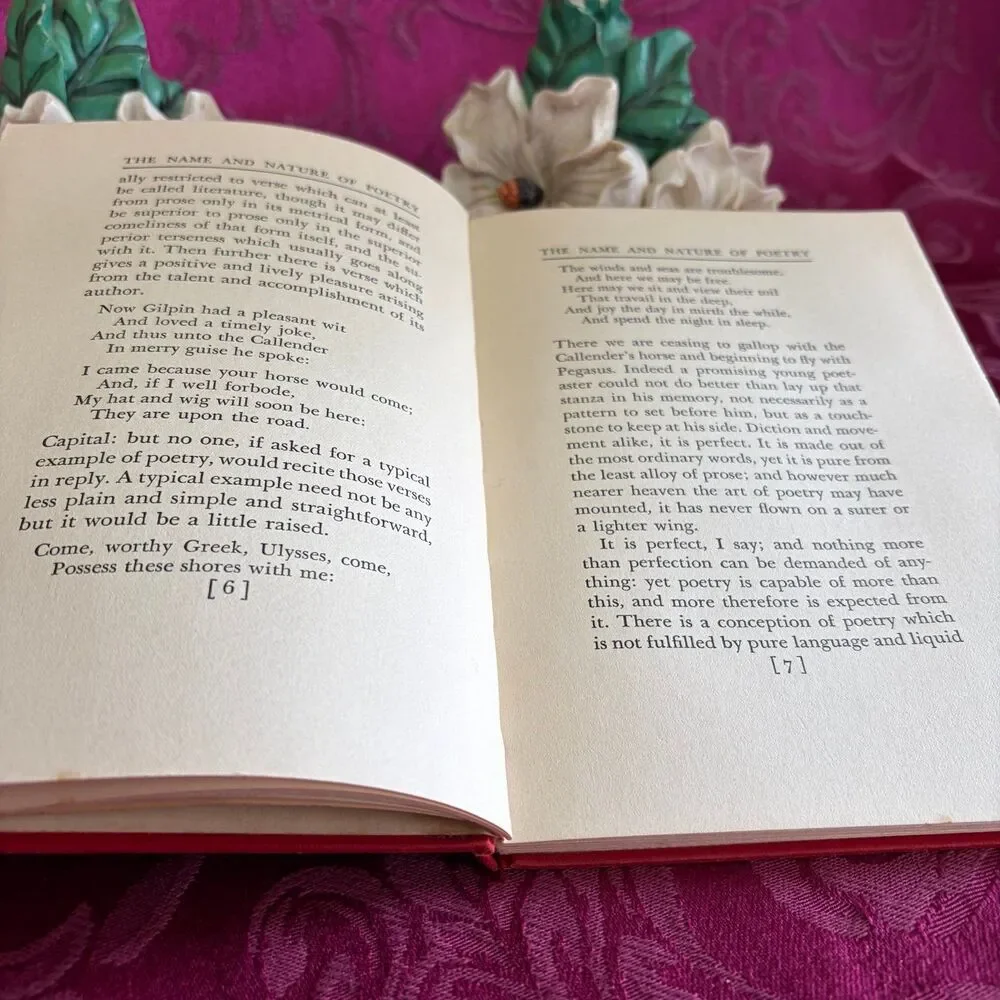 1933 The Name and Nature of Poetry by A. E. Housman, Vintage Book